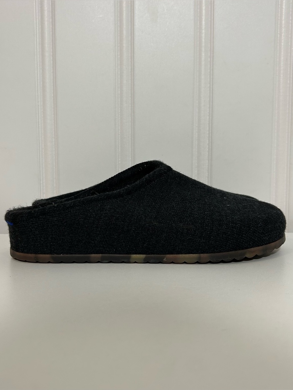 Rothy’s casual clog black slip on mule slippers sandals women’s 8 - Picture 1 of 7